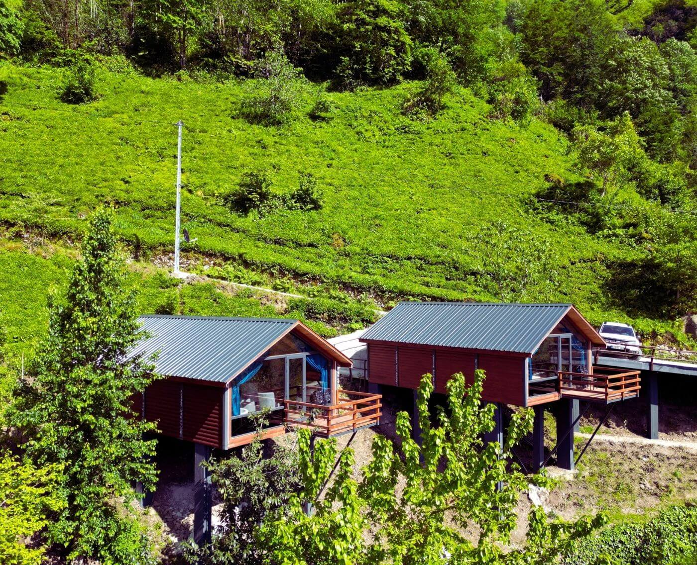 103 Dere Manzaralı Jakuzili Salıncaklı Bungalov